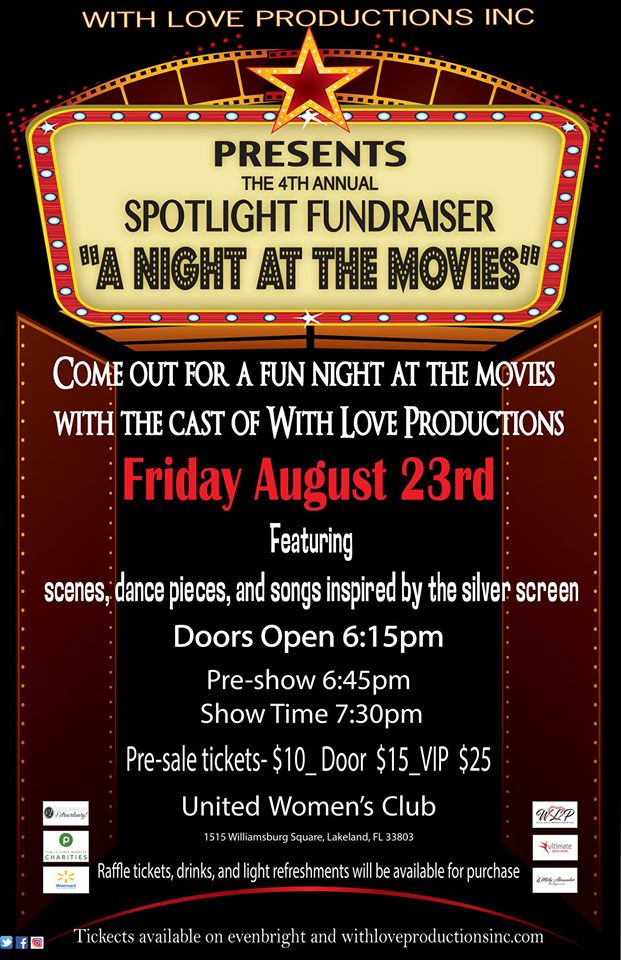 WLP's 4th Spotlight Night Fundraiser: A Night at the Movies